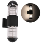 Lampara Arbotante Doral 2 Luces Led Exterior