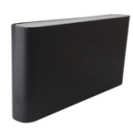 Arbotante Delgado Negro