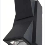 Arbotante Rectangular Doble Negro