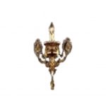 Lampara Arbotante Dorado  Gota de Cristal