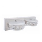 Lampara Arbotante LED 12W Luz Blanca  2 Luces