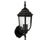 Lampara Arbotante Salermo Negro