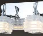 Lampara Arbotante Zircon 2 Luces Iidsa-Blanco