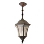 Lampara Colgante Hexagonal Curvo