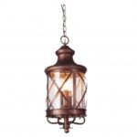 Lampara colgante San Luis 4 luces Cafe