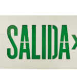 Letrero SALIDA Chico Verde