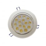 Plafon Empotrado Circular 15 luces Luz Calida