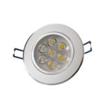 Plafon Empotrado Circular 7 luces Luz Calida
